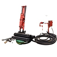 Foreuse DTH portable YGD 100 durable à longue durée de vie avec boîte de vitesses pour l'exploitation minière en ciel ouvert, les carrières de pierres et les fondations routières