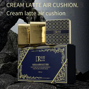 DRAWSHE Sky Water Essence Latte Air Cushion Cream Totem Pattern Wheat Skin Tone Long-lasting BB Cream CC Cream