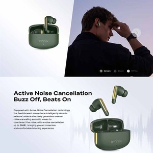 Auriculares Inalámbricos Infinix con ANC, BT 5.3, Sonido Hi-Fi, Carga Tipo-C, 30 Horas de Reproducción, Diseño Intraaural - Product Image 5