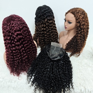 Letsfly Promotion 106$ Perruques Lace Closure 5x5 26 pouces, Cheveux Humains 100% Vierges, Bouclés Profonds Birmanes, Couleur, Vente en Gros 10A 250% - Product Image 4