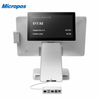 Nouveau terminal de point de vente 2024, ordinateur tactile POS fin de 15 pouces pour magasin, épicerie, système POS tout-en-un, point de vente