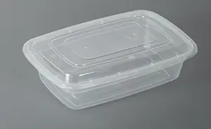 Nhựa dùng một lần thực phẩm Hộp lấy đi thực phẩm container ăn trưa hộp Bento Box với nắp