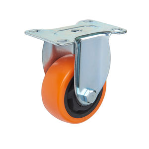 Roda de <span class=keywords><strong>Pu</strong></span> Industrial com freio para refrigerador de ar, rodízios giratórios fixos de 2 polegadas, <span class=keywords><strong>3</strong></span> polegadas e 4 polegadas - Product Image 4