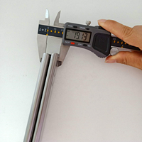 HVPAL SS304 Carril deslizante Resistente a altas temperaturas Corredor de rodamiento de bolas de doble capa para horno Equipo de panadería 300-700mm de longitud
