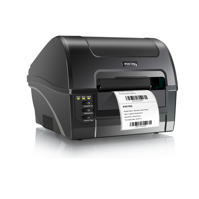 Carbon Ribbon Cartridge Desktop 300dpi Thermal Self-adhesive Tape Label Printer