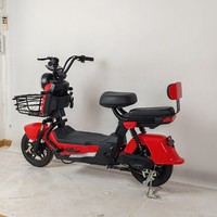 Scooter Eléctrico Antirrobo con Control Remoto, Canasta Delantera y Respaldo para Montaña