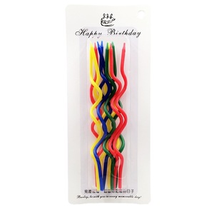 Bougies d'anniversaire créatives sans fumée boîte en PVC cire de paraffine pour bougie de flexion de fête - Product Image 5