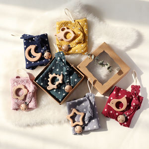 Ensemble de bavoirs pour bébé, 12 pièces, cadeau pour bébé, dessin animé, accessoires d'alimentation, clip de sucette, lapin, nouvelle collection 2020 - Product Image 1