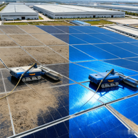 Robot de Limpieza Fotovoltaica Inteligente de Alta Eficiencia con Control Remoto, Modelo DH, Equipo para Estaciones de Energía Fotovoltaica