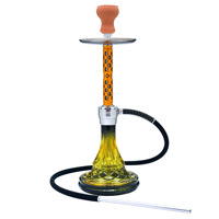 Nouveautés : Chicha en aluminium haut de gamme avec finition laquée moderne, accessoires complets, 4 couleurs disponibles