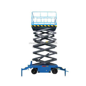 Memelihara dilengkapi Lift gunting mobil hidrolik rel untuk pengangkatan industri - Product Image 1