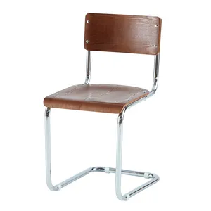 تصميم جديد كرسي متين حديث مقصوص خشبي للاستخدام في المقاهي والمطاعم كرسي خشبي للعشاء للمطاعم