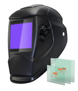 Masque de soudage solaire à obscurcissement automatique Out Control Big View Eara 4 Arc Sensor DIN5-DIN13 pour TIG MIG MMA, avec lentille True Color - Product Image 1