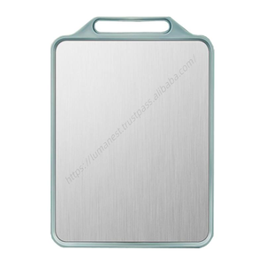 เขียงสแตนเลสสองด้านสำหรับขายส่ง ป้องกันเชื้อรา ใช้หั่นผลไม้ ละลายน้ำแข็ง ทำแป้ง ใช้ในครัว หอพัก ป้องกันแบคทีเรีย - Product Image 1