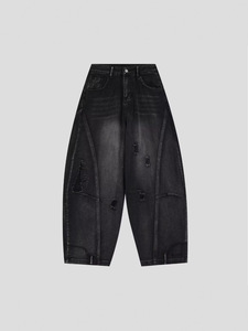 Herren Phenol-Stich-Jeans mit Chemikalienbeständigen Nähten, Slim Fit Denim-Hose vom Karbolsäure-Lieferanten - Product Image 2
