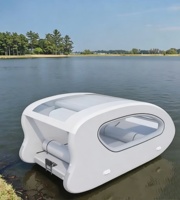 Bateaux pneumatiques électriques de luxe Énergie solaire écologique Catamaran ponton écologique Bateau-maison fabriqué solaire de luxe