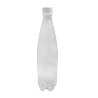 Le récipient vide d'emballage de jus met en bouteille la bouteille en plastique de soude de catégorie comestible transparente d'ANIMAL FAMILIER 1L 1 litre