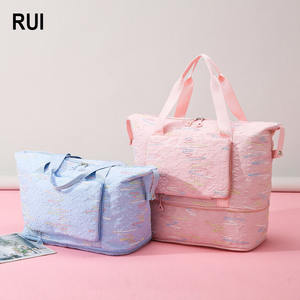 Sac de voyage unisexe RUIQUWIN en tissu Oxford extensible, léger et pliable, multifonctionnel, portable et décontracté, design élégant - Product Image 1