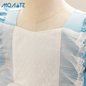MQATZ gran oferta niños 3 años disfraz pequeña princesa vestido de fiesta Color azul chica película Cosplay para niñas - Product Image 3