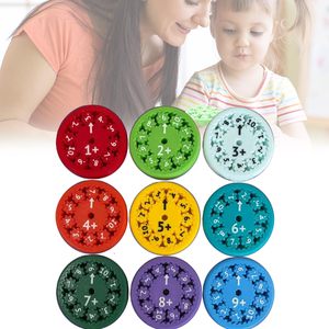 เกมคณิตศาสตร์สำหรับคู่หูการเรียนรู้ ฝึกทักษะคณิตศาสตร์ ของเล่นหมุนเสริมพัฒนาการ ฟิดเจ็ตสปินเนอร์คณิตศาสตร์สำหรับเด็ก - Product Image 1