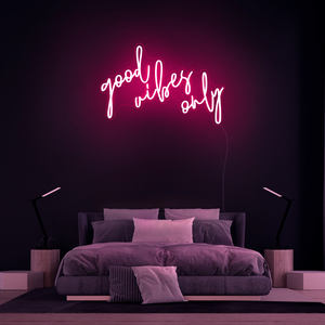 Livraison Gratuite 50cm12V Lettres Acryliques Flexibles Personnalisées pour Mur Logo Signalétique Lumière LED Électronique Bonnes Vibrations Uniquement Enseigne au <span class=keywords><strong>Néon</strong></span> - Product Image 2