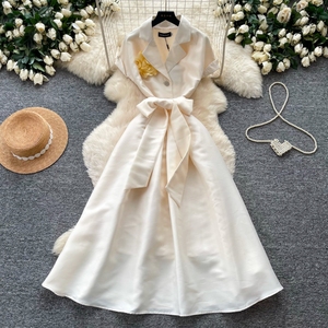 Nuovo Arrivo 2026: Abito da Donna Coreano Senza Maniche a Trapezio con Cintura, Elegante e Casual <span class=keywords><strong>per</strong></span> l'Ufficio - Product Image 2