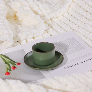 Manta de punto grueso al por mayor de fábrica, manta hecha a mano, manta de sofá personalizada para decoración del hogar - Product Image 5