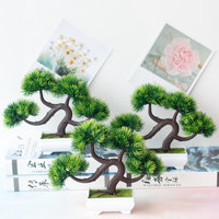 Décoration d'intérieur, petit arbre Pachira Macrocarpa, ensemble de fleurs artificielles, décoration de table, fausse fleur, verdure, bonsaï, Noël