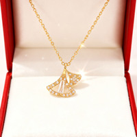 Collier pendentif ballerine plaqué or 18 carats avec zircon cubique, breloque danseuse de ballet en laiton, bijoux élégants de style créateur pour femme