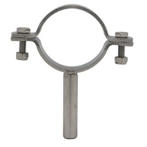 Penyangga Pipa Adjustable Stainless Steel SS304 3/4'-21/2' Tipe Bulat Penjepit Pipa Penyangga Pipa Dengan Batang ODM/OEM - Product Image 1