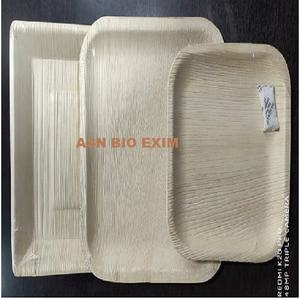 Areca ใบปาล์มแบบใช้แล้วทิ้งเครื่องใช้บนโต๊ะอาหารทนทานเป็นมิตรกับสิ่งแวดล้อมจานแกะสลักลายสำหรับตั้งแคมป์ - Product Image 5