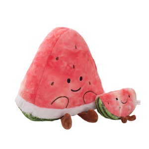 Sommer Super weiche Wassermelone Plüsch Kissen PP Baumwolle gefüllt Gefüllte Früchte Spielzeug Umarmung Kissen Puppen für Kinder Geschenk mit 2 Designs - Product Image 1