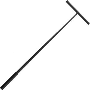 Superior Quality Adjustable Telescopic Aluminum Rod Black Silicone Window Squeegee Scraper Eco-Friendly Cleaning Tool <b>Hook</b> - Product Image 1