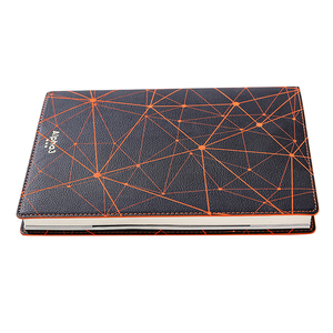 LABON — Journal de voyage en cuir personnalisable, agenda de voyage, feuille d'or, avec papier de recharge - Product Image 2