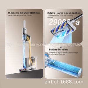 <span class=keywords><strong>Airbot</strong></span> เครื่องดูดฝุ่นแบบพกพาในครัวเรือน, เครื่องดูดฝุ่นแบบไร้แปรงถ่าน HEPA มอเตอร์3L แห้งความจุฝุ่นทำความสะอาดด้วยตนเองแบบพกพา - Product Image 4