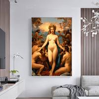 Peinture à l'huile sur toile encadrée de haute qualité, portrait sexy personnalisé par numéros, peintures nues, OEM ODM Vietnam, art décoratif classique