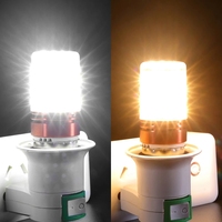 Ampoule LED Edison E27, E14, E27, 12W, 16W, bougie épis de maïs, 110V -240V, éclairage d'intérieur trois couleurs à intensité modulable