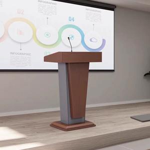 Bureaux personnalisés Plateforme durable <span class=keywords><strong>d</strong></span>'hébergement de conférence Tables mobiles <span class=keywords><strong>Table</strong></span> de discours pour discours - Product Image 3