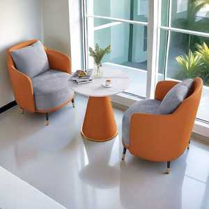 Ensemble de mobilier professionnel : Bureau d'accueil et chaises, canapé individuel et table basse pour hôtels, bureaux de vente, salons de beauté et espaces de négociation - Product Image 5