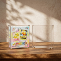 Boîte de présentation magnétique en acrylique personnalisable pour boîte cadeau de cartes à collectionner White Dragon, super aimantée N52, protection UV, anti-poussière