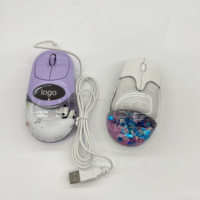 Offre Spéciale : Souris de Papeterie Créative en Plastique, Ornements et Cadeaux, Divers Animaux Flottants, Souris Aquatique Sans Fil