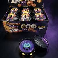 Jouet amusant à pincer pour Halloween : Grande citrouille fantôme - Ensemble anti-stress en gelée