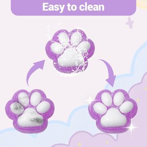 Balle sensorielle en forme de patte mignonne pour enfants de 5 à 7 ans, jouet tactile en silicone souple en forme de patte de chat pour soulager le stress, compressible - Product Image 5