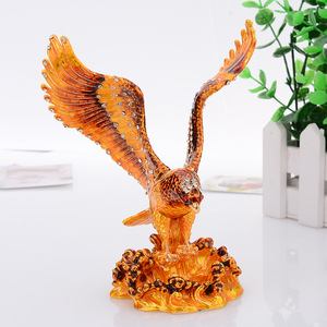 Caja de baratija de águila de yiwu, joyería de cristal de buena calidad para manualidades, Faberge - Product Image 6