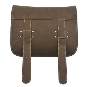 Sac à outils latéral en cuir pour moto, marron, pour <span class=keywords><strong>Harley</strong></span> <span class=keywords><strong>Chopper</strong></span> Bobber 883 1200 - Product Image 4