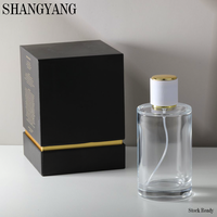 Flacons de parfum en verre cylindriques de haute qualité 30ml 50ml 100ml avec pompe pulvérisatrice et joint en cristal – En stock pour Cologne et Parfum