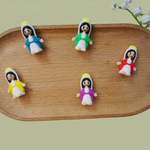 2026 Factory Customized Shape logo In-stock <b>Easter</b> <b>Ornaments</b> Toys Virgin Mary Doll Plastic Folk Custom Decorations Cute Cartoon - Product Image 2