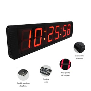 Indoor Use Large 4 Inch 6 Digits <strong>Wall</strong> Mounted LED <strong>Digital</strong> Timer Countdown Countup Stopwatch Multifunctional Electronic <strong>Clock</strong> - Product Image 3