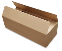 Caja de cartón corrugado de 5 capas de 10x10x48cm de altura para envío