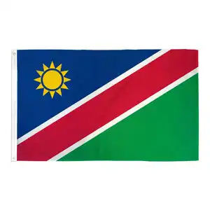 נמיביה דגל גבוהה מוניטין מפורסם בעולם הטוב ביותר באיכות טכנולוגיה חדשה הדפסת ייצור כל דגלים לאומיים